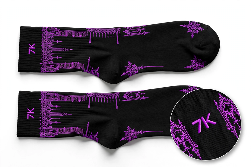 7K ENTERTAINMENT Crew Socks