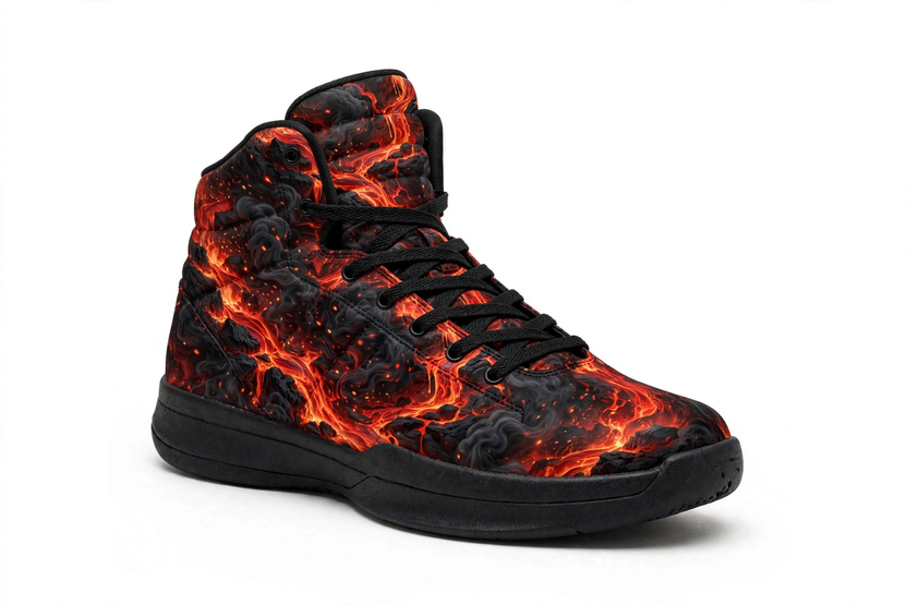Custom High-Top Sneakers — Design 01
