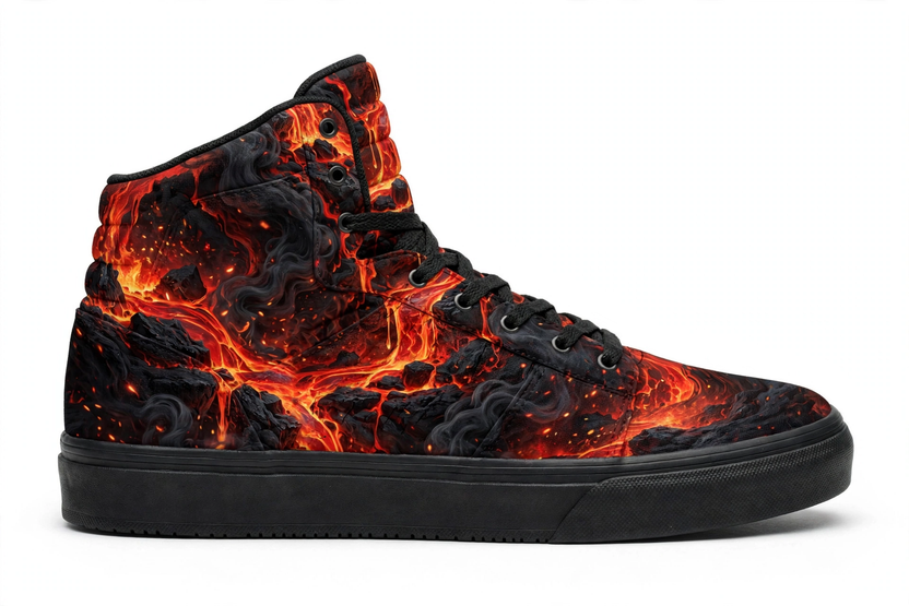 Custom High-Top Sneakers — Design 01
