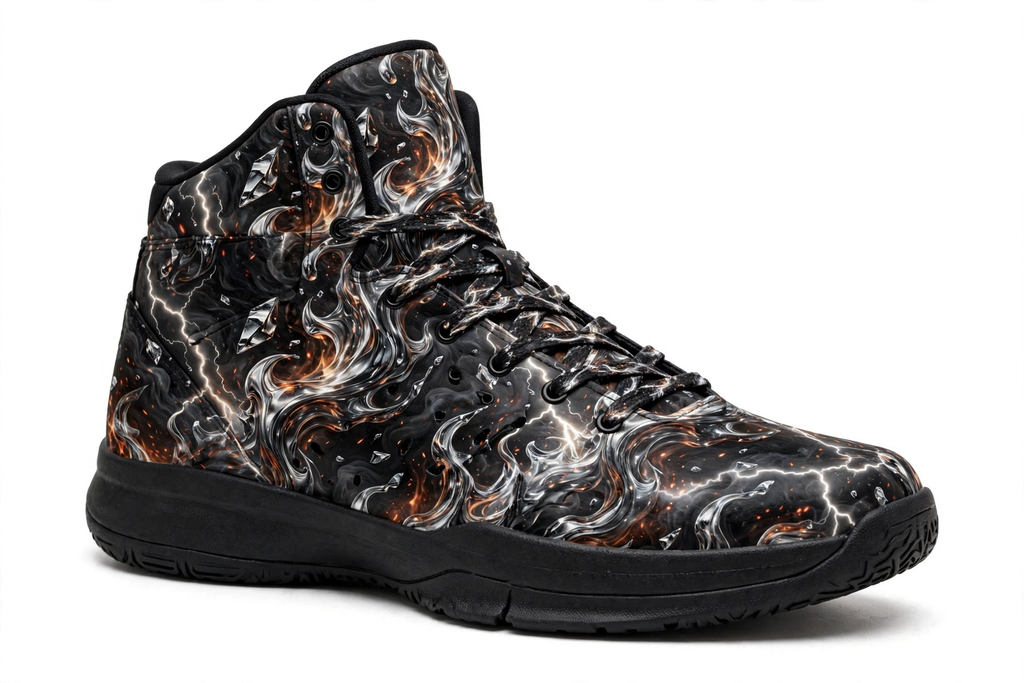 Custom High-Top Sneakers — Design 02