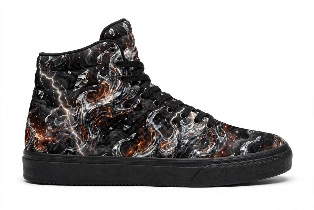 Custom High-Top Sneakers — Design 02