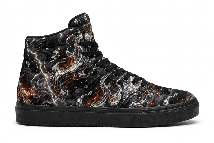 Custom High-Top Sneakers — Design 02