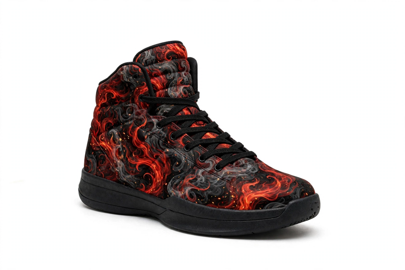 Custom High-Top Sneakers — Design 04