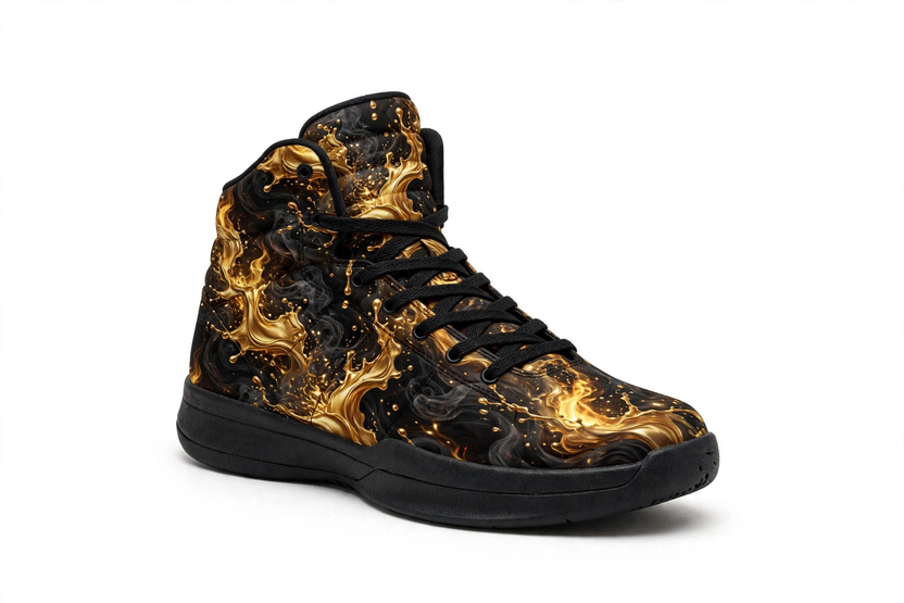 Custom High-Top Sneakers — Design 05