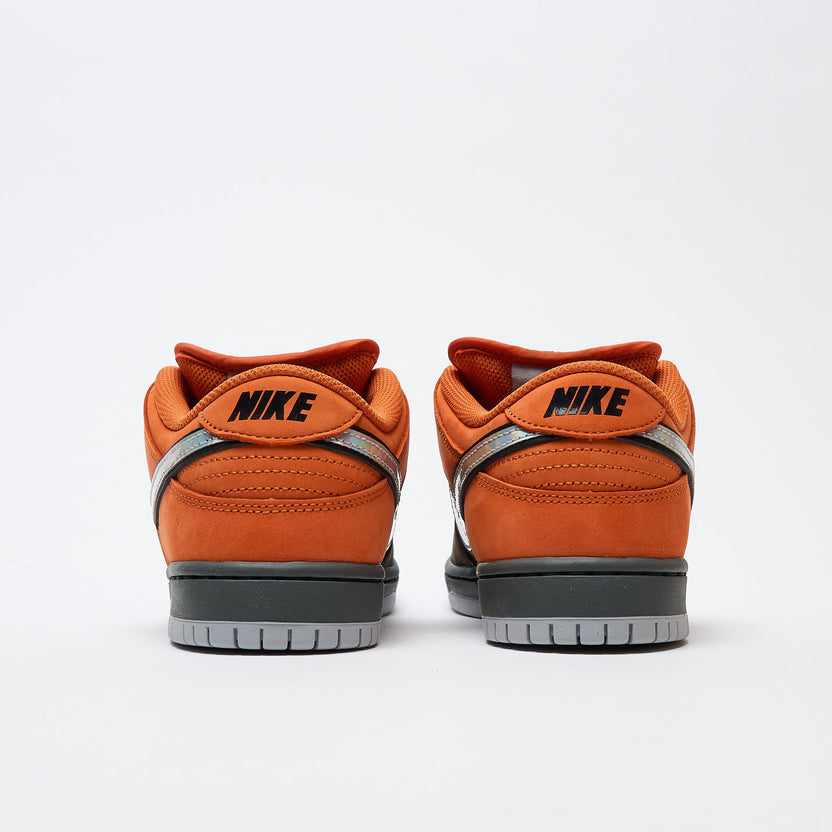 Muni Fast Pass Low-Top Custom Sneakers – Safety Orange/Wolf Grey